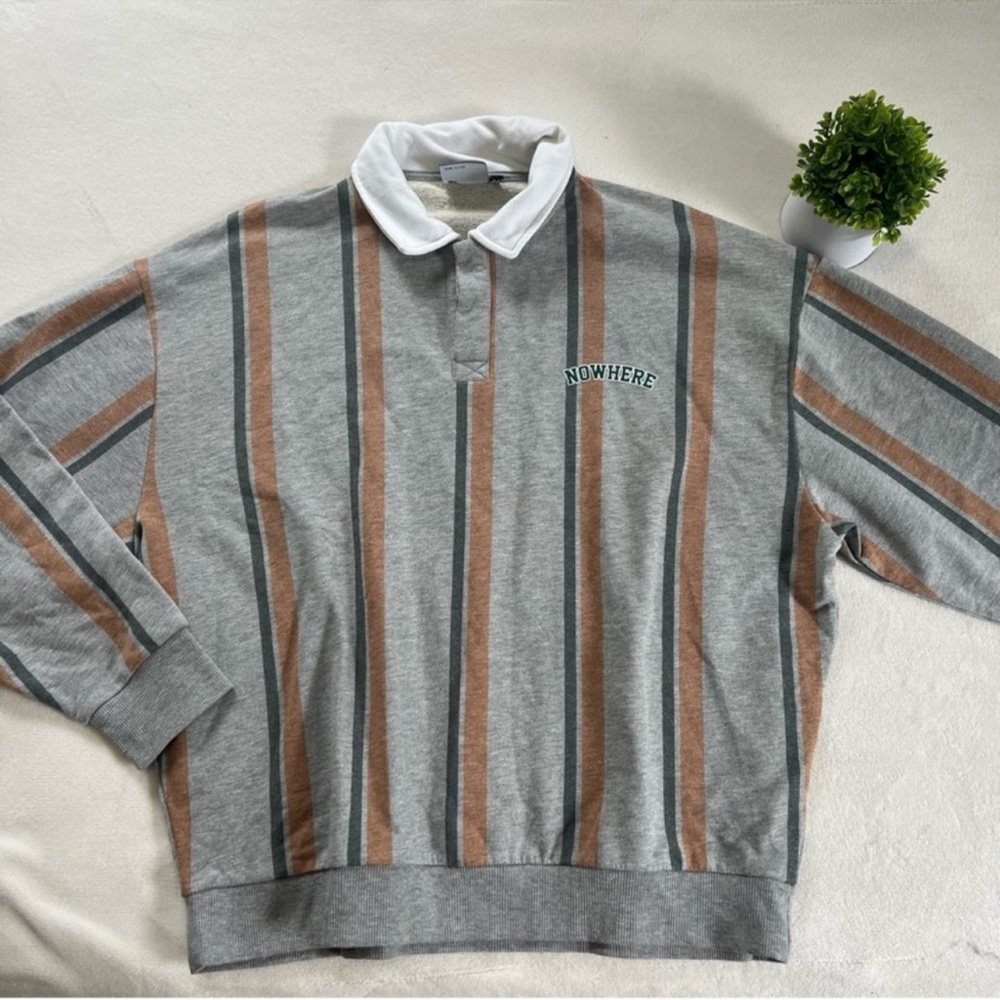 ASOS | Gray Striped Men's Shirt